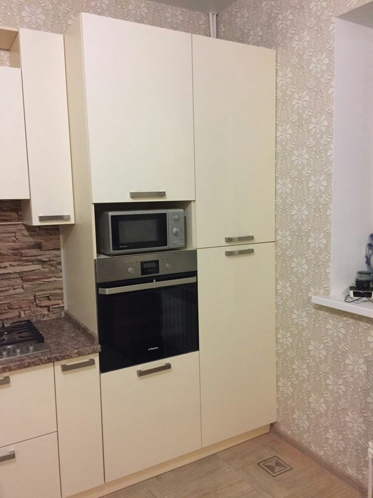 Белый кухонный гарнитур-Кухня МДФ в ПВХ «Модель 165»-фото6
