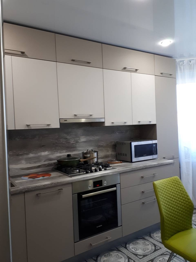 Белый кухонный гарнитур-Кухня из ЛДСП «Модель 492»-фото1