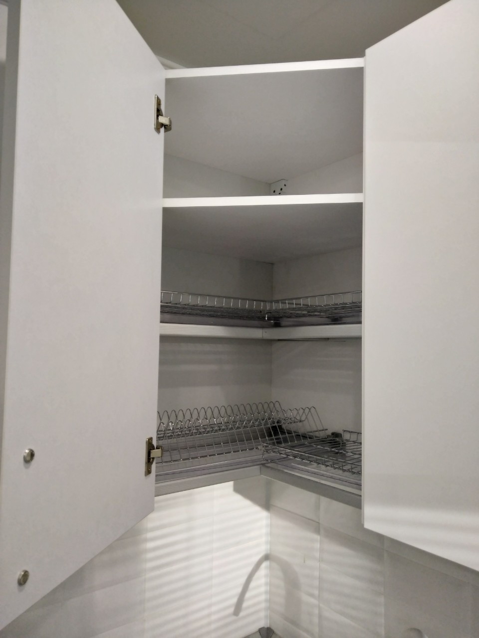 Белый кухонный гарнитур-Кухня МДФ в ПВХ «Модель 544»-фото4