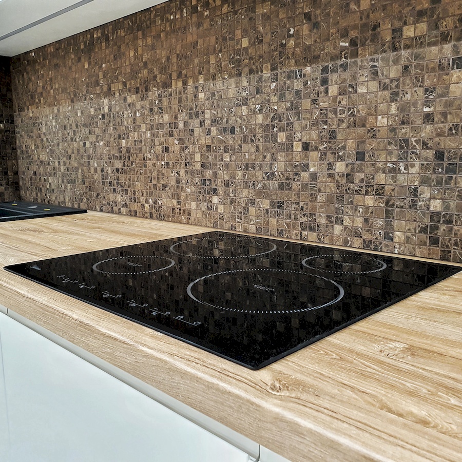 Белый кухонный гарнитур-Кухня МДФ в эмали «Модель 743»-фото8