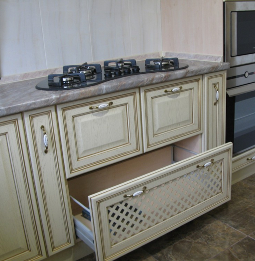 Белый кухонный гарнитур-Кухня МДФ в ПВХ «Модель 273»-фото8