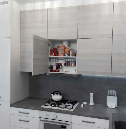 Белый кухонный гарнитур-Кухня из ЛДСП «Модель 650»-фото4